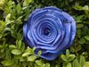 Krepprose blau Floristenkrepp ca. 11 cm