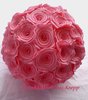 Krepprosenkugel rosa Styropor/Floristenkrepp ca. 30 cm