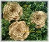 Krepprose gold 11 cm Floristenkrepp